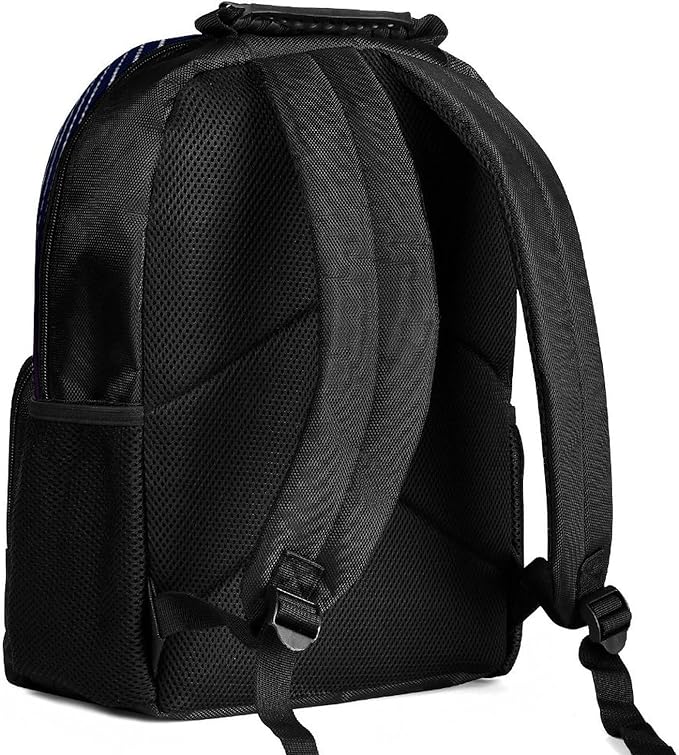 Men Women Polyester Purple Goth Gothic Witch Magic Spirit Board Daypack Big Capacity Shoulder Bag With Adjustable Shoulder Straps for Camping Travel Walking Cycling