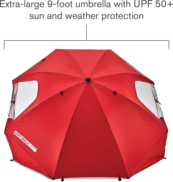 Sport-Brella Premiere XL UPF 50+ Umbrella Shelter for Sun and Rain Protection