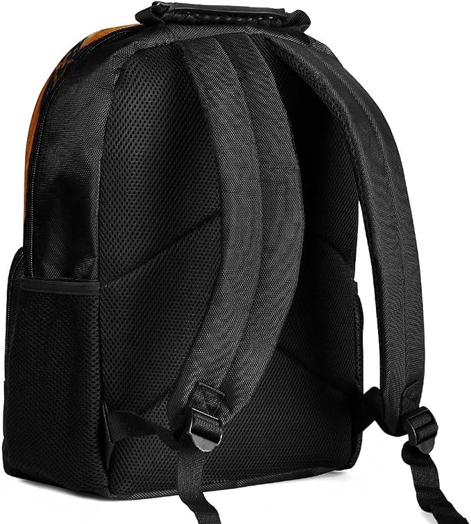 Backpack Polyester Multipurpose Anti-Theft Anime Fox Art Shoulder Bag Big Capacity Gym Outdoor Hiking Backpack With Padded Straps