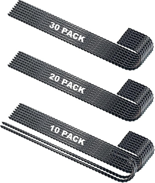 16 Inch J Hook Rebar Stakes Heavy Duty Metal Stakes for Ground Barrel Soil Tent Swing Set Fence Stakes Steel Anchors Anti-Rust Landscape Fabric Stakes (20)