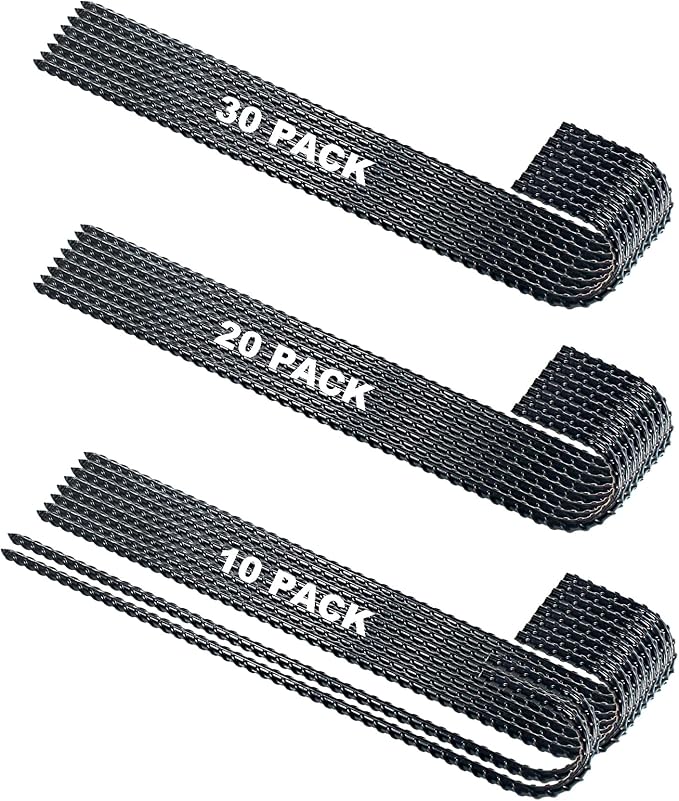 16 Inch J Hook Rebar Stakes Heavy Duty Metal Stakes for Ground Barrel Soil Tent Swing Set Fence Stakes Steel Anchors Anti-Rust Landscape Fabric Stakes (10)