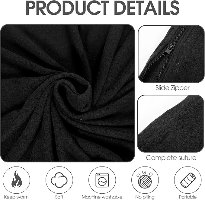 6 Pack Camping Sleeping Bags Bulk with Fleece Liner for Adults, All Season Lightweight Waterproof Sleep Bag with Compression Sack for Hiking Travel Backpacking Cold Weather Winter