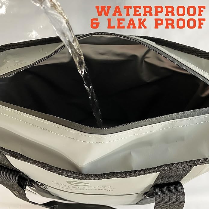 Enthusiast Gear Dry Bag Cooler Tote – Collapsible, Waterproof and Leak-Proof Soft Sided Cooler Bag - Pool, Beach - 20 or 36 Cans