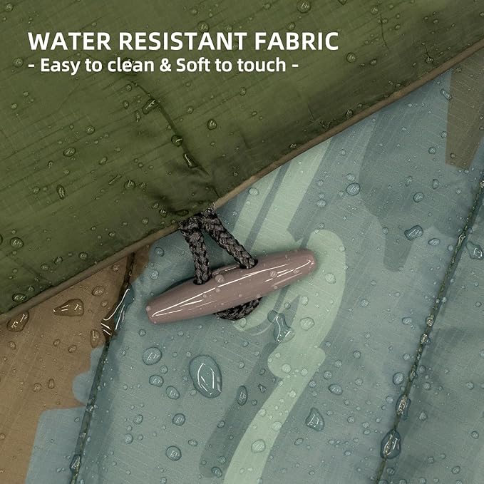 Camping Blanket Puffy - Outdoor Stadium Blanket Wearable, Lightweight, Packable, Machine Washable Camping Quilt for Traveling, Picnic, Beach, Party