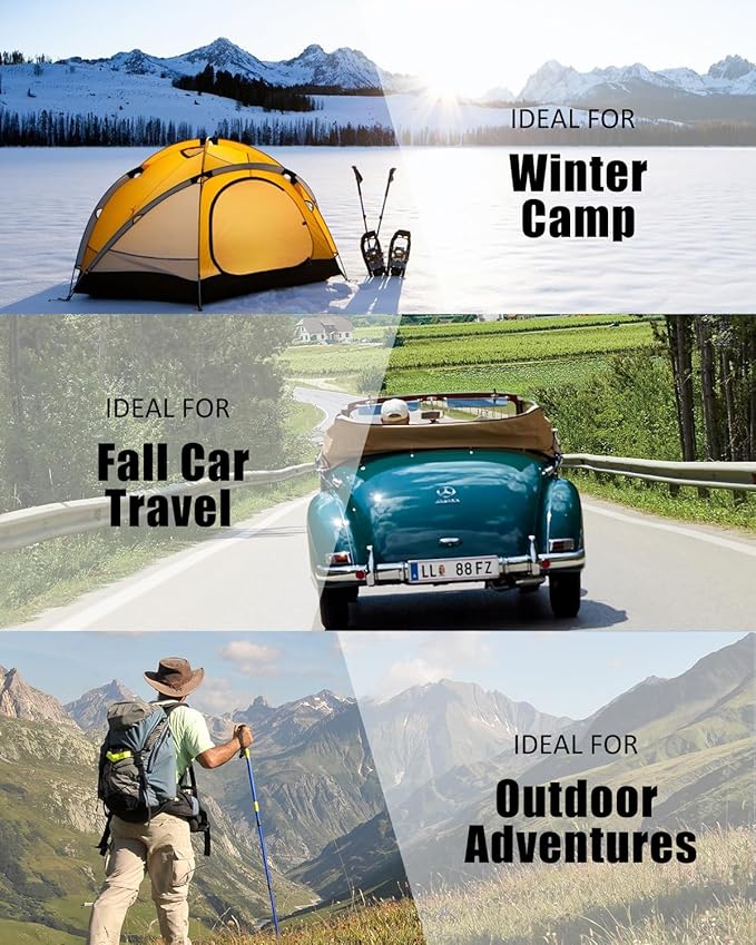 Sleeping Bags for Adults Cold Weather - 20 Degree Big&Tall Size Backpacking Lightweight Waterproof for Girls Boys Mens Teen Women for Camping Hiking Outdoor Travel Hunting with Compression Bags