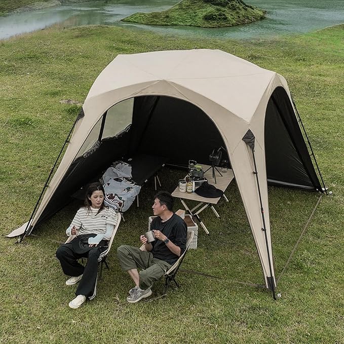 Camping Sun Shelter Easy Setup Instant Canopy Automatic Pop up Tent for Camping Tent for Family Outdoor Picnics