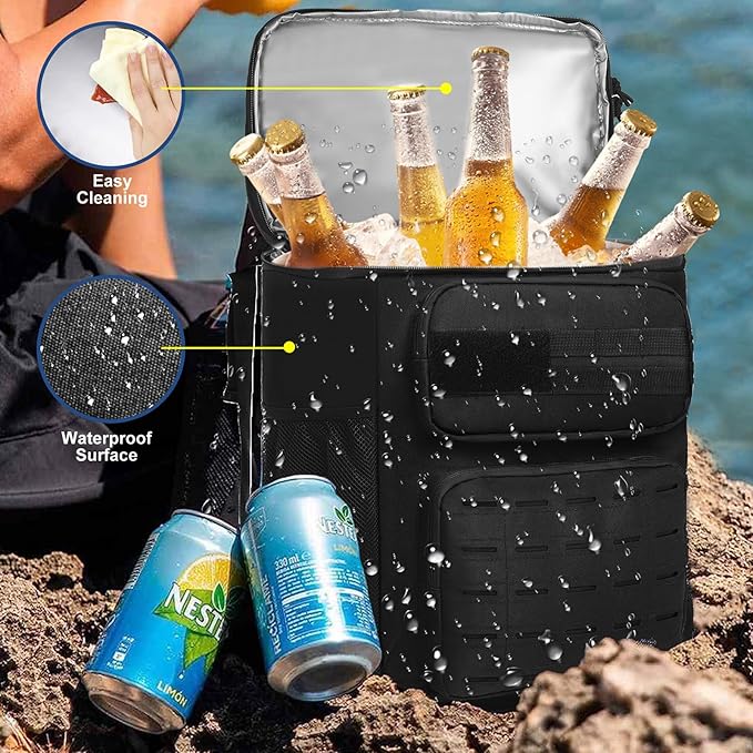 Backpack Cooler Insulated Leak Proof for Men Women 36 Cans Soft Cooler Backpack Insulated Waterproof Large Capacity Coolers Bag Portable for Lunch Camping Travel Picnic Hiking