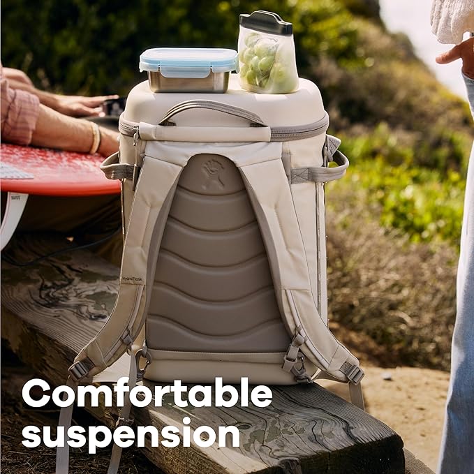 Hydro Flask Carryout Cooler Backpack - Insulated Portable Soft Cooler - 20 L Capacity in Mermaid Green
