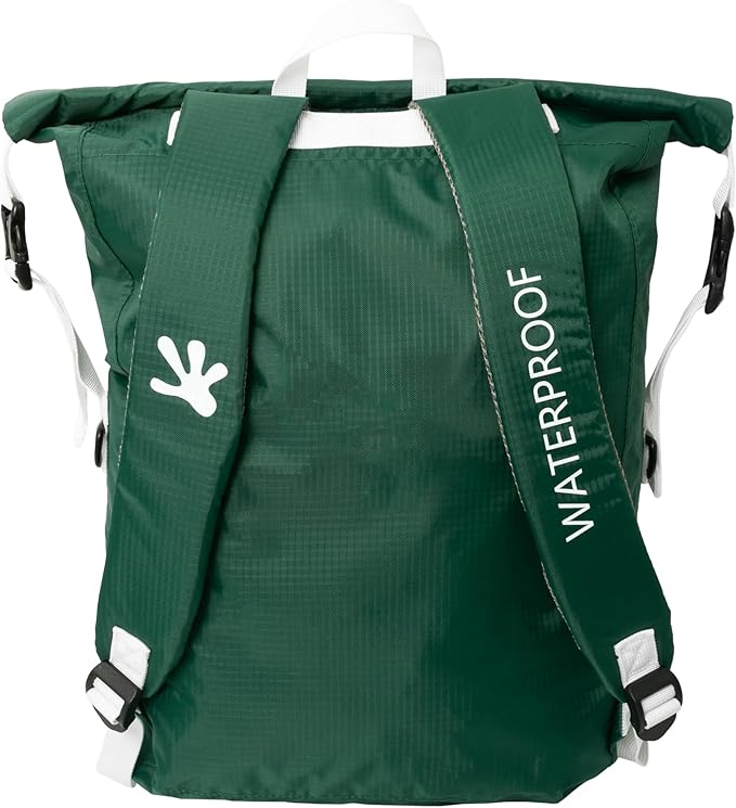 geckobrands Lightweight 30L Waterproof Backpack - Lightweight Watertight Outdoor Bag Hiking Traveling Light Water Activities