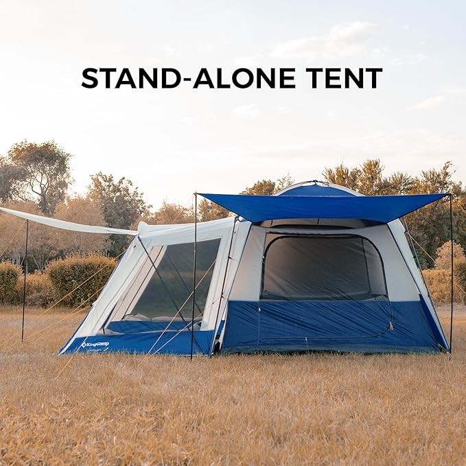 KingCamp SUV Tent, Instant 6-8 Person Waterproof & Windproof Tailgate Car Camping Tent with Movie Screen for Family Camping & Outdoor Adventures