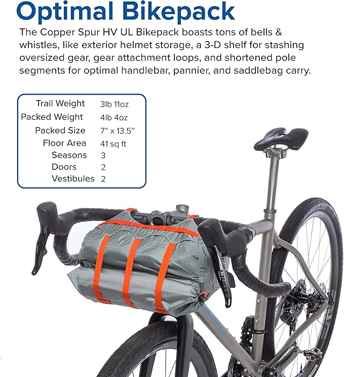 Big Agnes Copper Spur HV UL Ultralight Bikepacking Tent