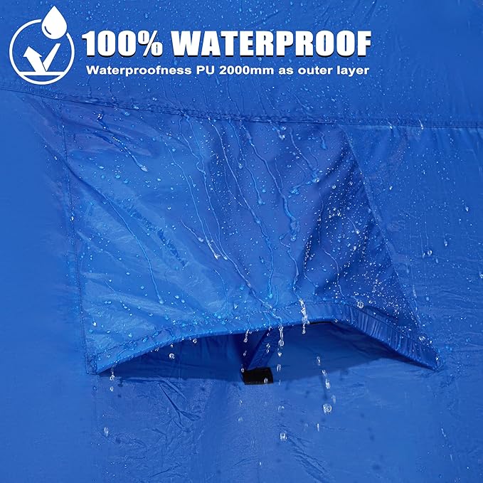 Pickup Truck Tent, Waterproof PU2000mm Double Layer for FT Truck Bed, Portable Bed Tent for Camping