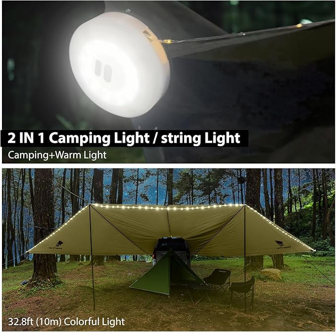 GEERTOP Large Car Awning Tarp for Camping Backpacking Tarp SUV Tailgate Truck Canopy Sun Shade Waterproof Outdoor Rear Vehicle Awning Shelter for Van, MPV, Campers