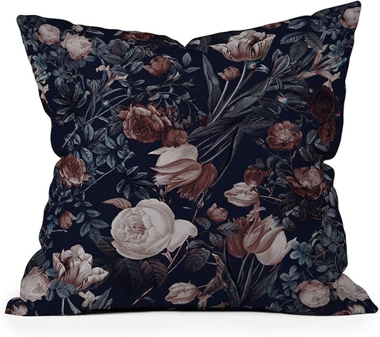 Society6 Night Forest XXV Throw Pillow Insert-Home Decor by Burcu Korkmazyurek, 16" x 16"