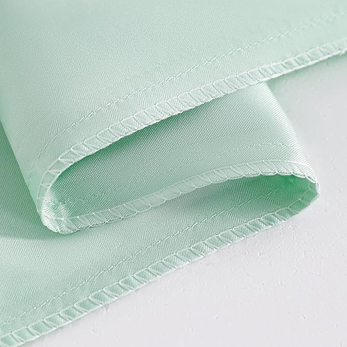 NTBAY Zippered Silk Satin Toddler Pillowcases - 2 Pack Hidden Zipper 13x18 Pillowcases - Luxury and Silky Baby Travel Pillow Covers, Cyan