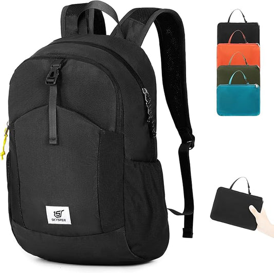 SKYSPER Small Hiking Backpack for Men Women 20L RFID Packable Daypack Ultralight Foldable Back Pack Lightweight Collapsible Travel Day Pack