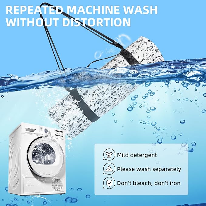 Outdoor Picnic Blanket White Fish 60"x80" Sandproof Beach Blanket Waterproof Picnic Blankets Foldable for Caming, Beach, Outdoor Activities.