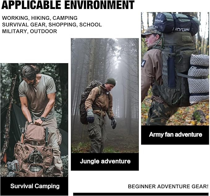 Mardingtop 28L/35L Tactical Backpacks Molle Hiking daypacks for Camping Hiking Military Traveling Motorcycle