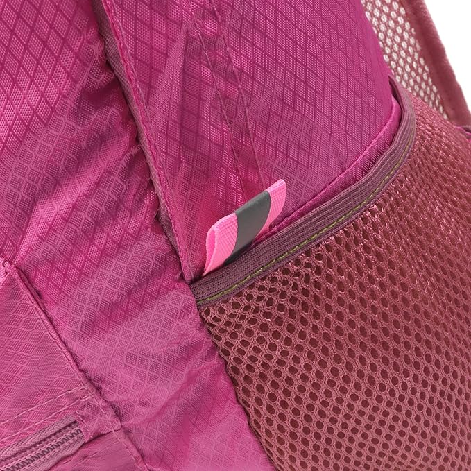 25L Backpack Packable Foldable Ultra Lightweight Water Resistant Durable Camping Travel Hiking Daypack for Men Women (Pink)