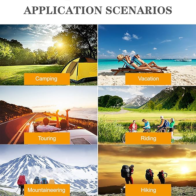 Acogedor 5V 14W Solar Backpack, Solar Panel Power Backpack with USB Charging Port, Ergonomic Laptop Bag, for Hiking, Camping, Travel