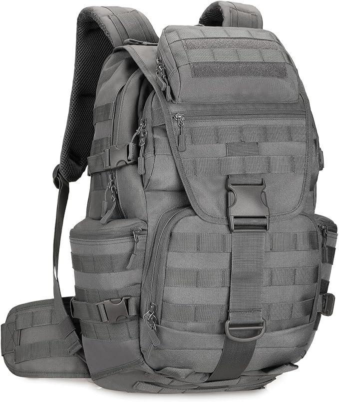 50L Military Tactical Backpack Hiking Waterproof Backpack Large Military Pack 3 Day Assault Pack Molle Bag Rucksack