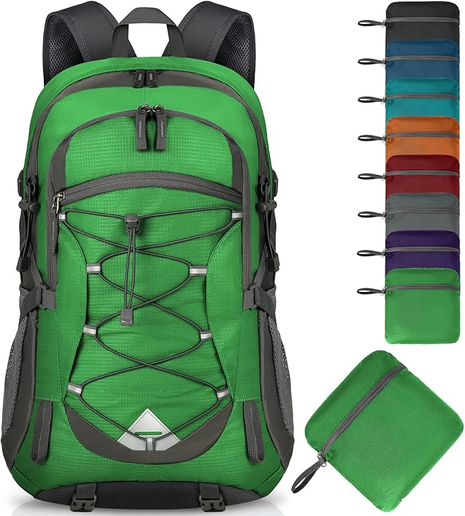 IGOLUMON Hiking Backpack 40L Packable Lightweight Camping Backpack Men Women Waterproof Hiking Daypack Outdoor Travel Daypack