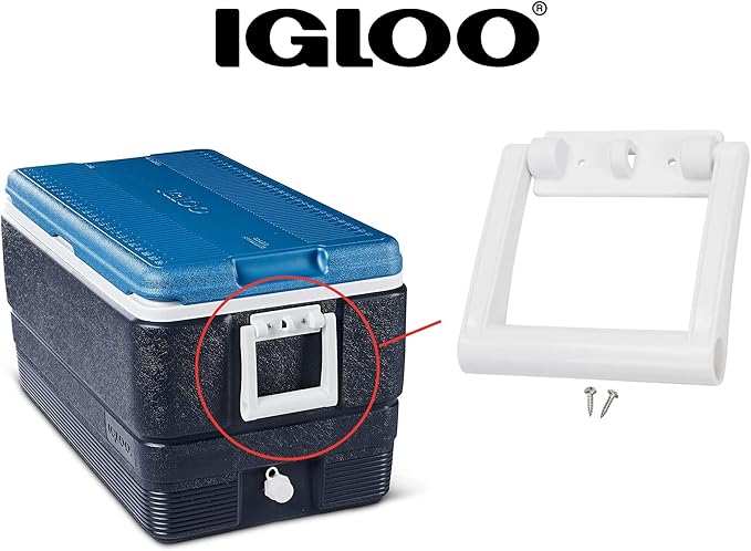Igloo 21023 25-72 Quart Cooler Handle with Screws (White, 1 ea)