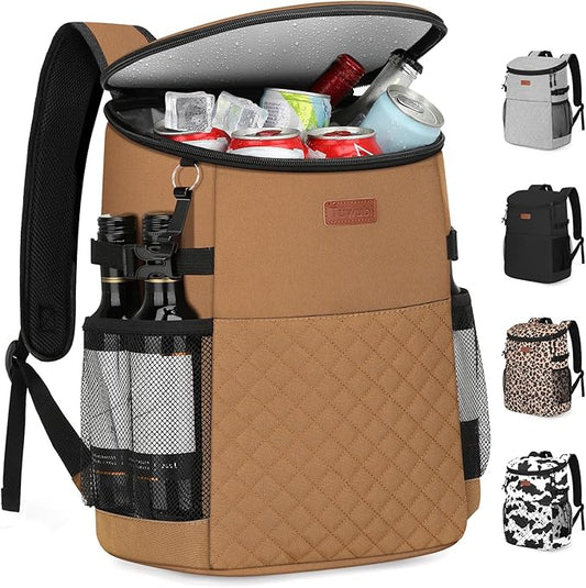Soft Cooler Backpack 30 Cans/45 Cans, Backpack Coolers Insulated Leak Proof Thermal Lunch Backpack for Men Work Small Cooler Bag Beach Travel Picnic Drink Beverage Beer