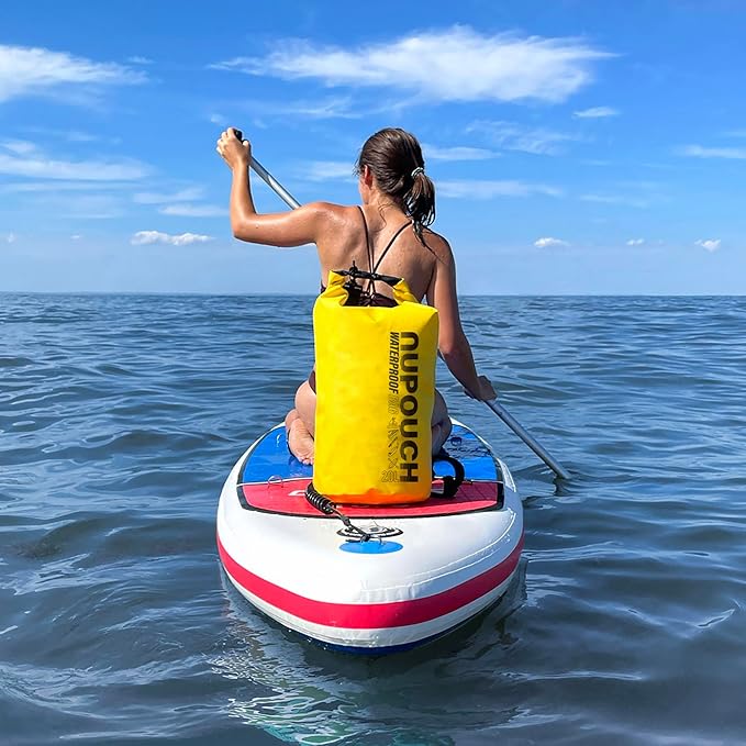 Nupouch Waterproof Dry Bag: 2L/5L/10L/20L Roll Top Lightweight Dry Storage Bag, Backpack for Travel, Swimming, Boating, Kayaking, Camping, or Beach