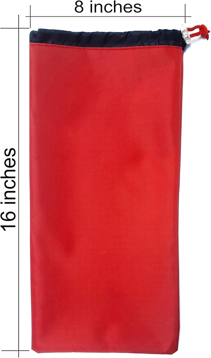 Bag Camping Tent Stakes Heavy Duty Red Nylon Sack Waterproof Pocket Ditty Camp Accesorries Storage Peg Bag