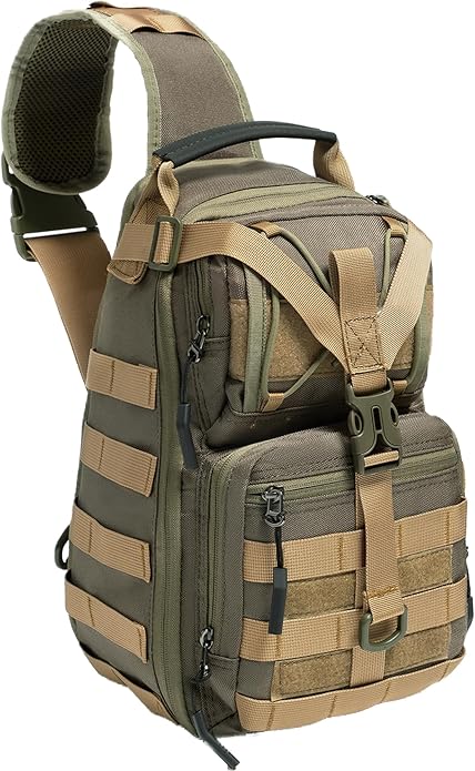 NICGID Tactical Military Backpack Daypack Molle Army Assault Pack Bug Out Bag Travel Fishing Hiking Trekking Rucksack