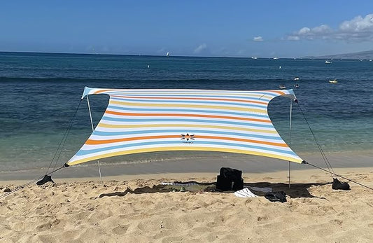 Neso Tents Grande Beach Tent, 7ft Tall, 9 x 9ft, Reinforced Corners and Cooler Pocket