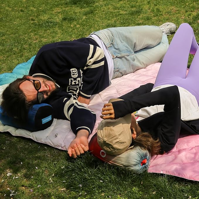 Camping Blanket,Puffy Blanket Lightweight Packable Camping Blanket Outdoor Blanket for Camping,Traveling, Stadium, Hiking, Picnics