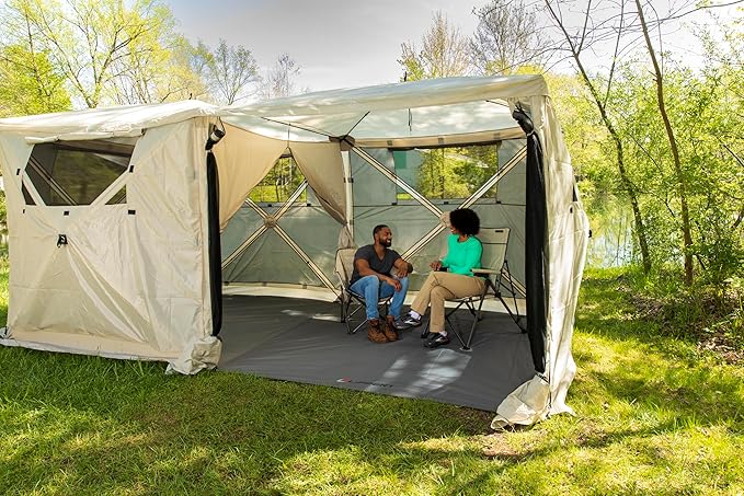 Picnic Popup Gazebo Removable Floor - 16' x 8'