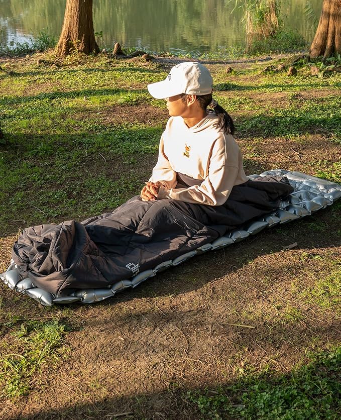 iClimb Hooded 3M Thinsulate Insulation Warm Camping Blanket Wearable Poncho Ultralight Compact