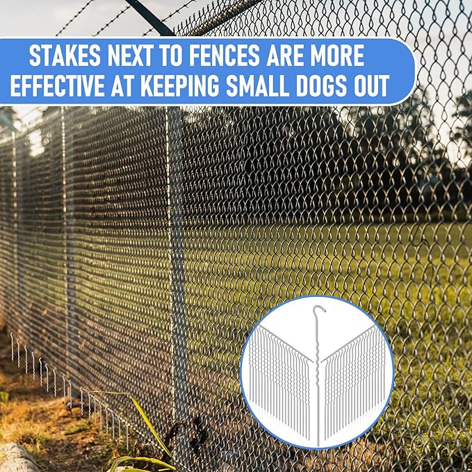 Cindeer 60 Pcs Kinked Metal Tent Stakes 12 Inch Metal Garden Edging Fence Hooks Pegs Dog Dig Proof Yard Spikes Heavy Duty Galvanized Ground Stakes Spikes Long Tent Pegs for Outdoor Canopy Tarp