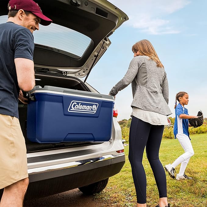 Coleman Classic Series Insulated Portable Cooler, Leak-Resistant Outdoor Hard Cooler Keeps Ice up to 5 Days, 52/70/120/150 Quart