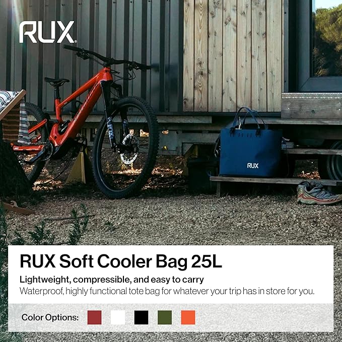 RUX 25L Soft Cooler Bag - Adventure-Ready Modular Cooler - Waterproof, Lightweight, Highly Functional Cooler Bag, and Perfect for Overlanding, Camping, and Van Life
