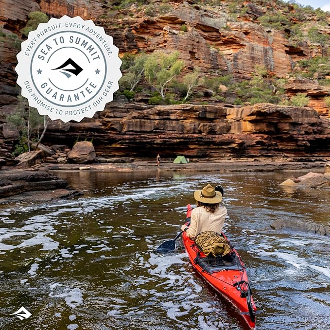 Sea to Summit eVac Compression Dry Bag, Waterproof Compression Sack, 8 Liter, High Rise Grey