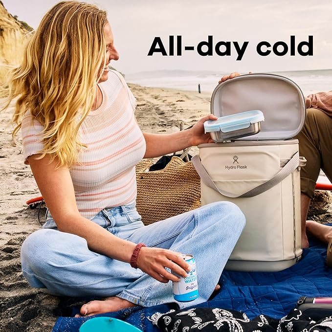 Hydro Flask Carryout Cooler Backpack - Insulated Portable Soft Cooler - 20 L Capacity in Oat