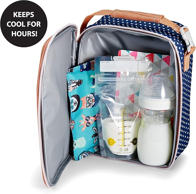 Cool Coolers by Fit & Fresh 2 Pack Soft Ice, Flexible Stretch Nylon Reusable Ice Packs for Lunch Boxes & Coolers, Multi-Colored