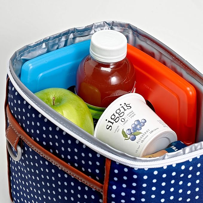 Cool Coolers by Fit & Fresh Slim Ice Packs, Quick Freeze, Space-Saving, Reusable Ice Packs for Lunch Boxes & Coolers
