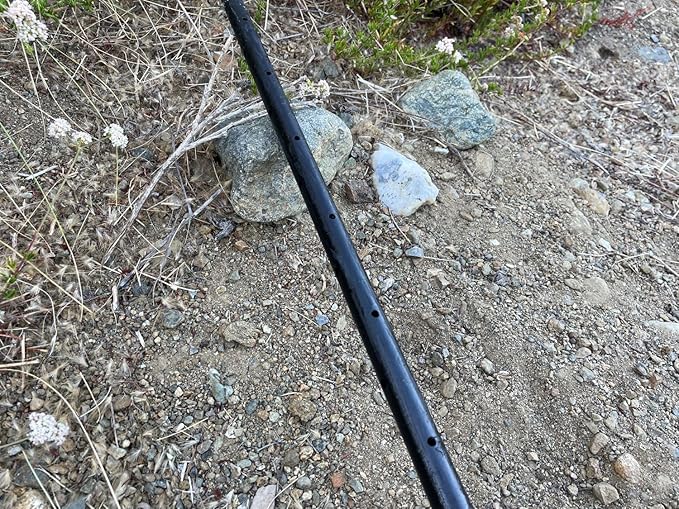 Sandbaggy Round Steel Concrete Form Stakes with Nail Holes - Rust Resistant Coating - Removable, Reusable (20, 3/4 in X 36 in)