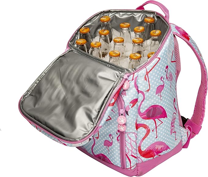 geckobrands Backpack Cooler – Hands-Free Insulated Cooler with Leak-Proof Compartment and Easy Access Pockets