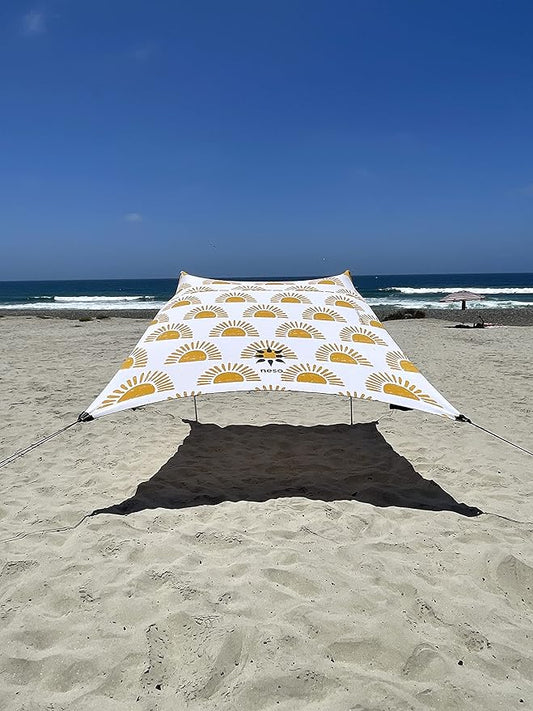 Neso Tents Grande Beach Tent, 7ft Tall, 9 x 9ft, Reinforced Corners and Cooler Pocket