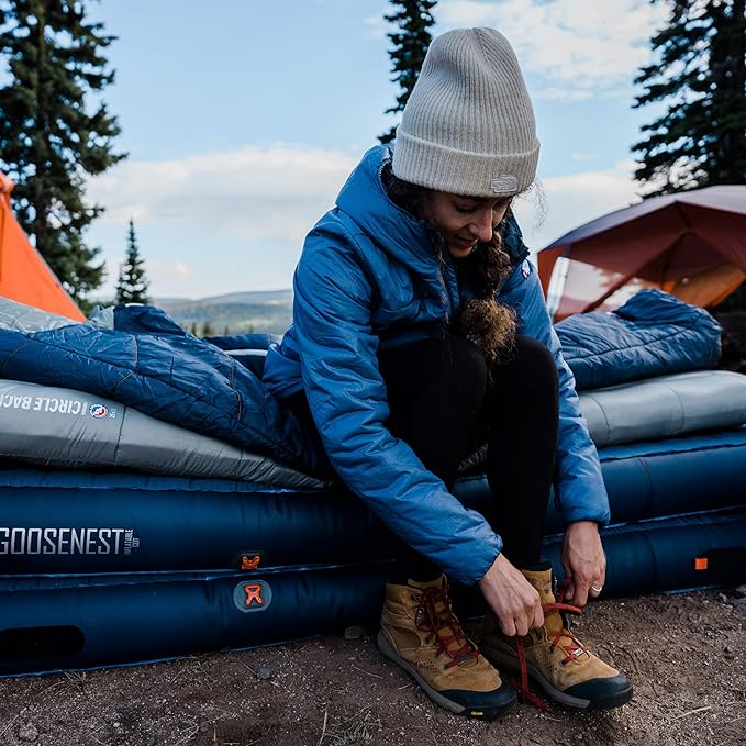 Big Agnes Circle Back Insulated Sleeping Pad 3-Season Air Pad with Removable Cover