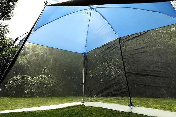 ALPHA CAMP Screen House Tent Easy Setup Canopy - 13'X9', Blue