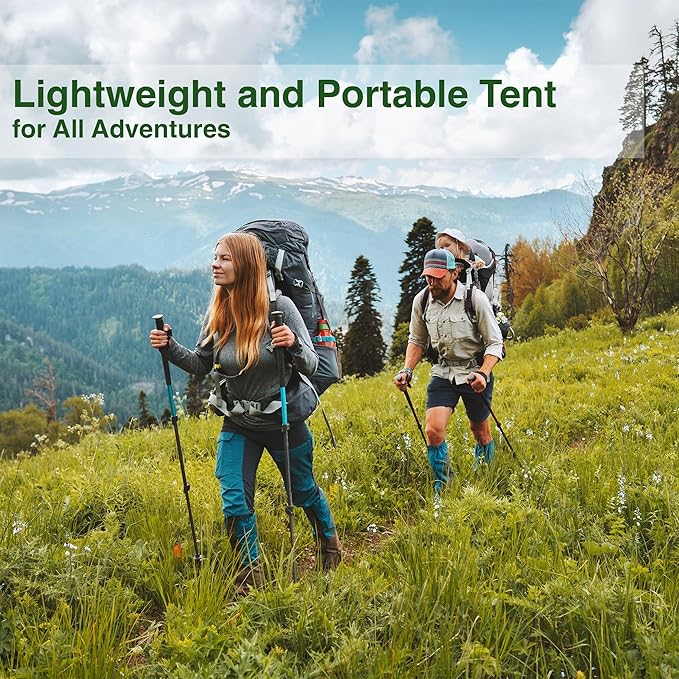 10 Pack Bulk 4 Person Tents for Homeless, Scouts, Camping, Backpacking | Waterproof Lightweight Easy Pop Up Setup 3-4 Person Tent