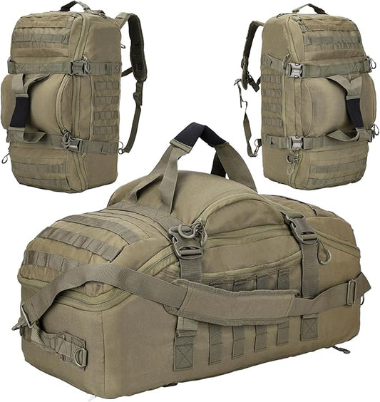 Gym Bag Duffle Bags Backpack Travel Duffle Bag with Weekend Overnight Bag for Outdoor Tactical Sports Travel Camping Hunting