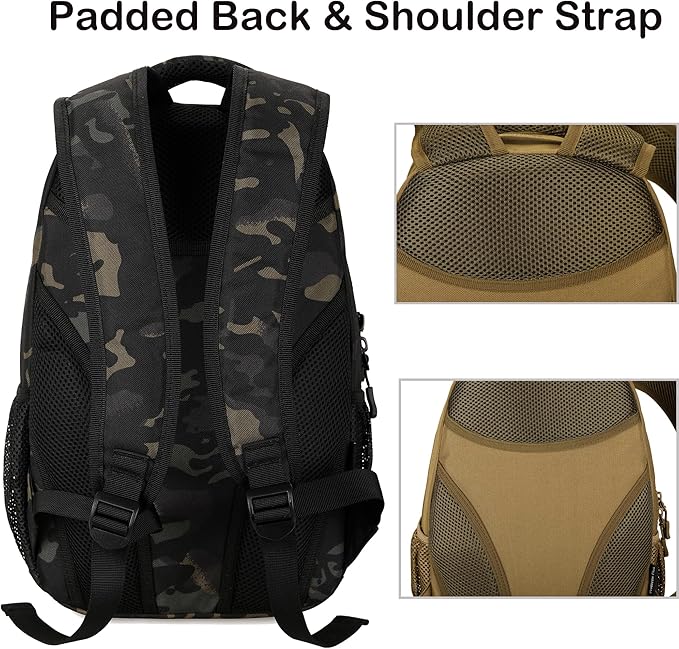 CREATOR Military Tactical Backpack for Men Mini Daypack Small Tactical Assault Bag for Hunting Camping Trekking